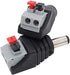 DC Power Connector Plug, 10 Pairs Male and Female 5.5mm x 2.1mm Power Jack Adapter for CCTV Camera
