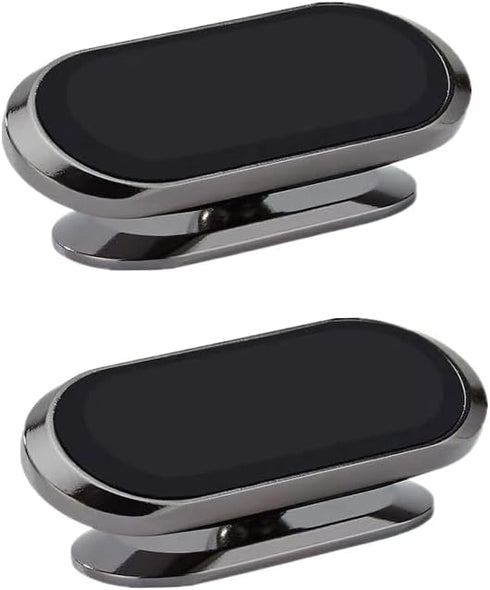 LDJYEONS Car Phone Holder 2pcs, Magnetic Car Phone Holder, 360 Rotation Capable, Suitable