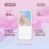 AGPTEK 64GB MP3 M3 2.4 inch 128GB(Pink) Player with Bluetooth, Music Player with Speaker and FM Radio, Touch Buttons