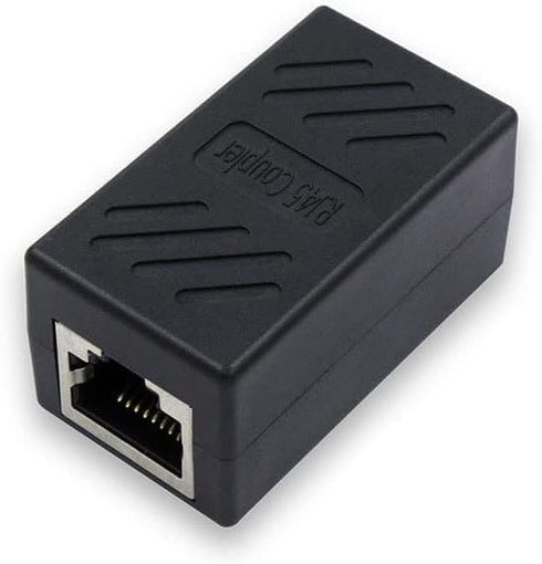 2Pcs RJ45 Coupler Connector, Cat6A Network LAN Ethernet Cable Extension Adapter for Cat7/Cat6a/Cat5e