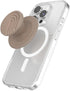 PopSockets Phone Grip for MagSafe, Magnetic Holder, Phone Stand, Brown - Latte