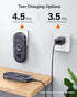 Portable Charger for iPhone 16, 302A, 10000mAh, Built-in AC Wall Plug, Watch Charger for Smart Devices