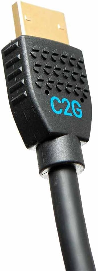 C2G 6ft Premium Certified High Speed HDMI Cable with Ethernet - 4K 60Hz, HDMI (M) to HDMI (M), Shielded, Black