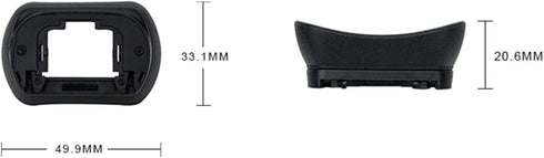 CHICHIYANG A7 A7 A7 Soft Silicone Eyecup for Sony II III Camera Viewfinder Protecting