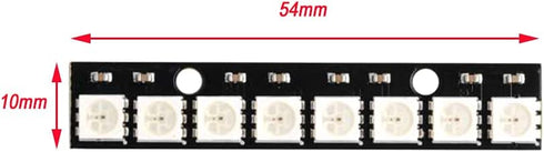 8 WS2812 8 5050 DC5V X RGB LED Stick RGB LED with Integrated Drivers for Arduino Raspberry Pi