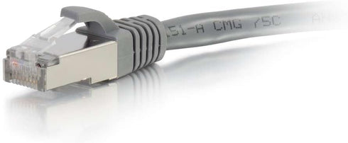C2G 00642 Cat6a Cable - Snagless Shielded Ethernet Network Patch Cable, Gray, 5 Feet