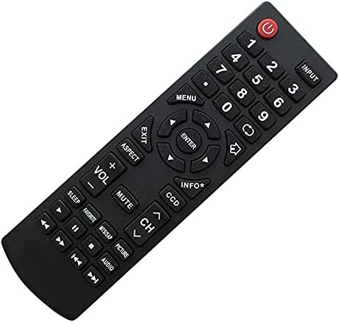 General Replacement Remote Control for Dynex TV Models DX15L150A11, DX-LDVD1910A, RC-401-0A, and More