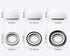 ALXCD 6 Pairs Ear Tips for AirPods Pro 2nd Gen, S/M/L Sizes Silicone Eartips Replacement, White