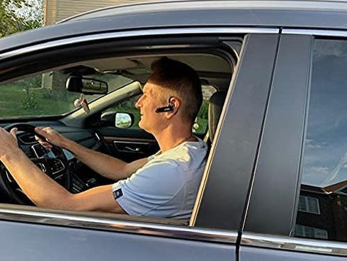 Bluetooth Earpiece, Wireless Handsfree Noise Cancelling In-Ear Headset Earbuds for Driving and Leisure