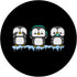 Funny Penguins See Hear Speak No Evil Bird Nerds Penguin PopSockets Standard PopGrip