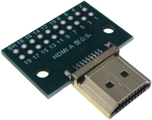 MDFLY HDMI Male Connector Breakout Board 19P 2.54mm Type A