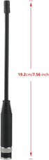 slinkdsco 27MHz Soft Whip Handheld CB Radio Antenna with BNC Connector Compatible with Cobra Midland Uniden Anytone CB