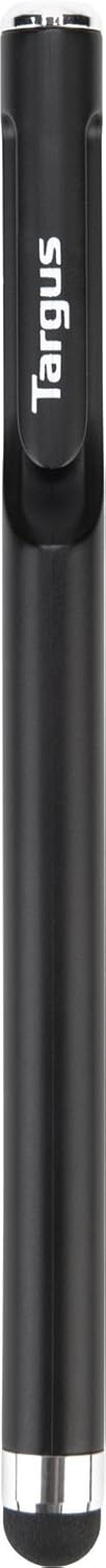 Targus Smooth Gliding Standard Stylus for Tablets, iPad, Smartphones, Touchscreen Devices, Black - Slim Durable Tip