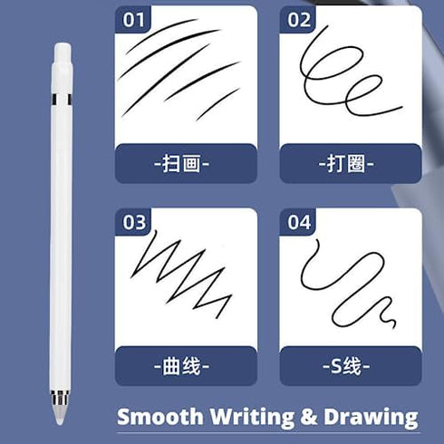 Universal Stylus Pen, Battery Free Touch Screen Pencils with High Sensitivity & Palm Rejection, Double Headed for