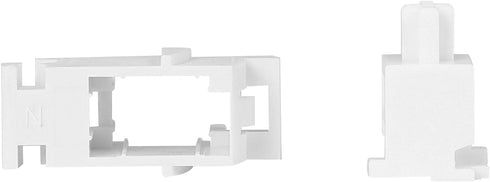 ZugGear White Plate Mount Stabilizers 2U 6.25U 7U for Cherry MX Compatible Mechanical Keyboards (DUROCK 60/87 Keyboard