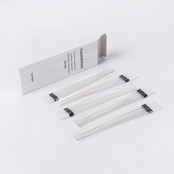 100pcs Fiber Cleaner Sticks for Cleaning 2.5mm apertures Ideal for ST/FC/SC Fiber