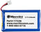 Merritt Compatible Plantronics Battery Replacement for C052, CS50, CS55, CS351n and CS361n, CS510, CS520, W710 and W720 Wireless Headsets by Merritt