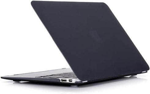 RUBAN MacBook Air 11 Inch Case Model A1370 A1465, Soft Touch Plastic Hard Shell Case Bundle, Black