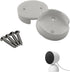 Replacement Wall Mount Base Plate for Google Nest Security Cam 1080p (Wired) 2pcs, Locking Collar, Camera Not Included