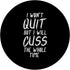 Wont Quit But Cuss All The Time - Funny Workout Run Fit Women PopSockets Swappable PopGrip