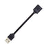 xiwai 13cm USB 2.0 Type-A Male to Male Female Data Flat Slim FPC Cable for Disk, FPV & Phone