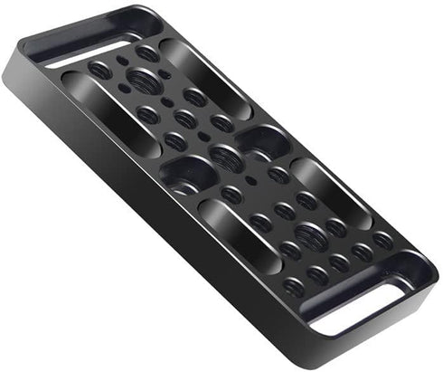 Cheese Plate Camera Mounting Plate with 1/4"& 3/8" Universal Type Positioning Hole Expansion for Quick Mounting