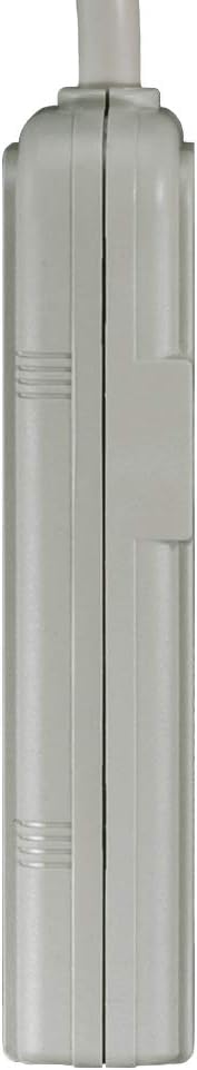 PS28U Compact Grounded 3-Outlet Power Strip, UL Listed, 1-Foot, 2-Pack