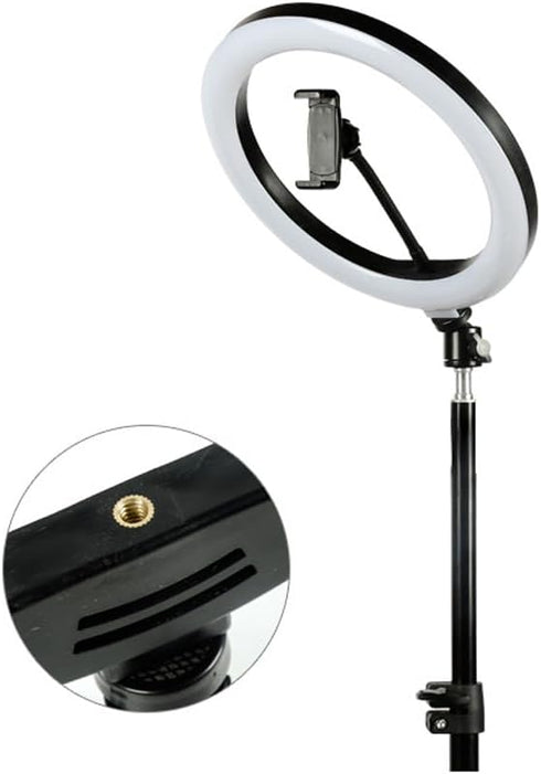 ThtRht 10'' 1/4 Ring Light Replacement Parts USB Switch Phone Holder Screw Joint Without Tripod Stand for Photography