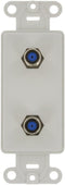 Leviton CATV Video Decora Insert Flush Mount Jack, 40682-W, White
