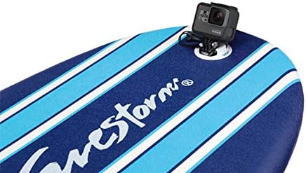 Bodyboard Wakeboard Foam Surfboard Mount Kit with Anti-Lost Strap for GoPro Hero 8/7/6/5/4/3+/3/2/1 (Black)