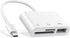 RayCue USB C to Micro SD TF Memory Card Reader, 3-in-1 Adapter Compatible with iPhone 15, iPad Pro, MacBook Pro/Air,