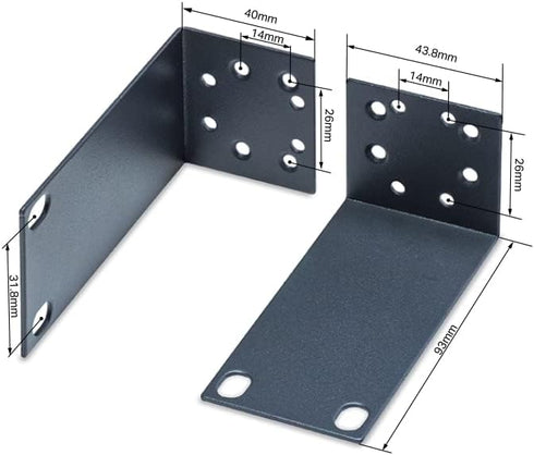 TP-Link RackMount Kit-13 Mounting Bracket - Compatible with TP-Link 13-inch Rackmount Switches and Routers