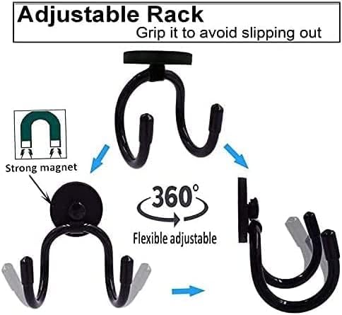 Magnetic Headset Holder up to 1 kg(2 lbs), Adjustable Headphone Holder Headphone Hanger Stand Headphone Hook for Computer/Gaming Headsets, Headphone - No Headsets