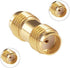 10pcs Antenna Adapter, SMA Female to SMA Female Connector Coupler for Antenna Radio, F10-10