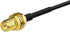 RG174 20 Bingfu RP-SMA Male to RP-SMA Female Bulkhead Mount WiFi Antenna Extension Coaxial Cable feet for WiFi Router