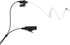 Earpiece Headset with MIC PTT 1 PIN 2.5MM for Motorola Talkabout Walkie Talkie, 2 Way Radio