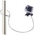 9 8 7 6 5 4 3 Camera Safety Tether, Stainless Steel Cable Wire Colorful Coating Lanyard with Hook Carabiner Clip