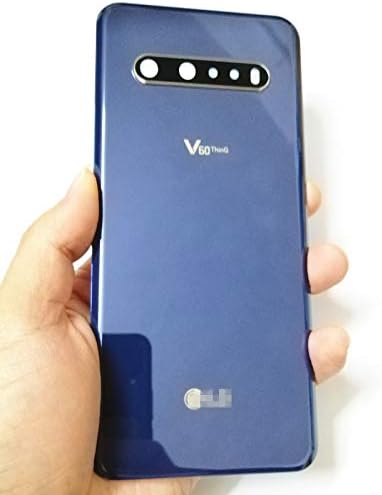 V60 ThinQ Back Glass Cover Replacement, Housing Door with Tape for LG V60 ThinQ V600 5G All Models with Tools