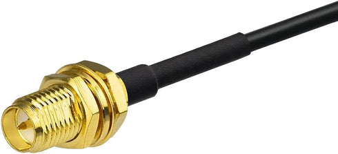 Bingfu RP-SMA Male to Female Bulkhead Mount Cable - 3m 10 feet for WiFi Router, Security IP Camera