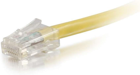 C2G 04178 Cat6 Cable, Non-Booted Unshielded Ethernet Network Patch Cable, Yellow, 10 Feet