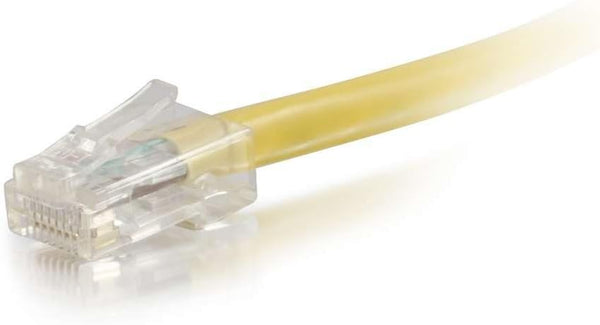C2G 04178 Cat6 Cable, Non-Booted Unshielded Ethernet Network Patch Cable, Yellow, 10 Feet