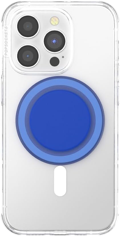 PopSockets Phone Grip - Compatible with MagSafe, Wireless Charging Compatible - Into The Woods - Cobalt
