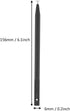 ASHATA Universal Capacitive Stylus Pen, 2PCS Precision Disc Tip Stylus for All Mobile Phones and Tablets (Black)