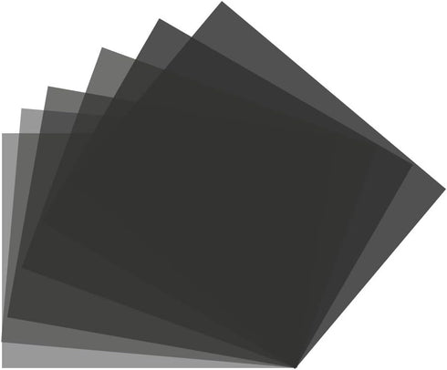 Lighting Neutral Density Gels Filter Sheet Kit - 16x20 inches, ND3, ND6, ND9 for Photo Studio Video Flashlight Led