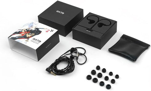 Fanmusic TRUTHEAR GATE Cost-Effective Dynamic Driver In-Ear Headphone with 0.78 2Pin Cable (Black, no mic)
