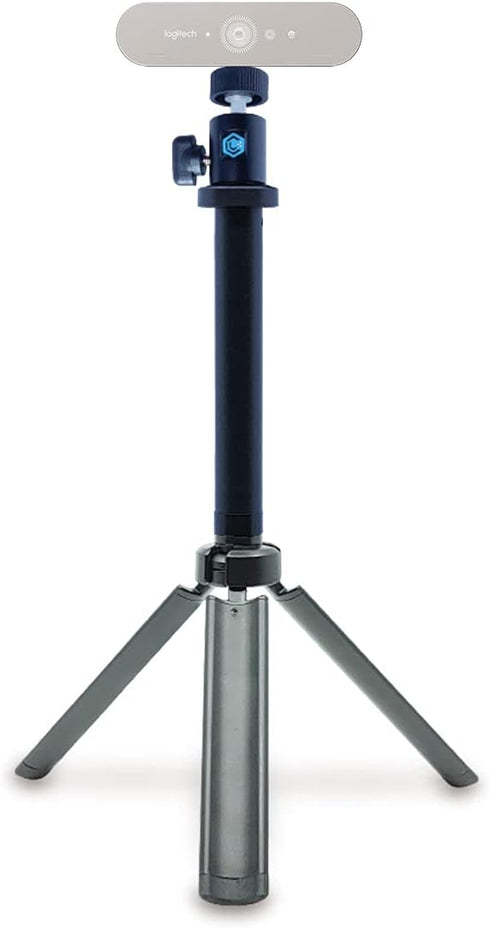 Lume Cube 30" Adjustable Webcam Stand, Portable Tripod for Lights & Webcams, Compatible with Logitech Models