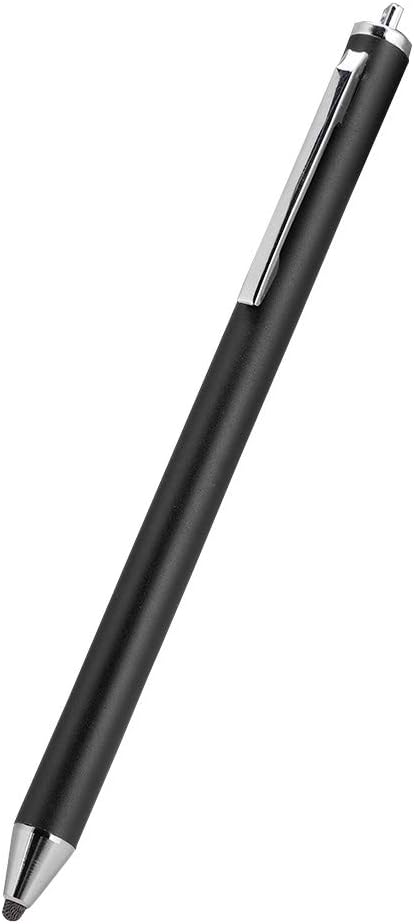 Universal Touch Screen Stylus Pens, Cloth Head Stylus Pen for Touch Screens,Compatible with Mobile Phones,Tablets,No Need for Any Driver for Precise Writing/Drawing - Black