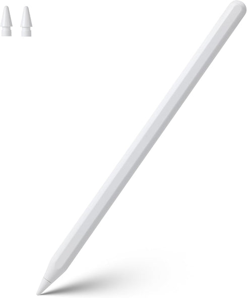 Stylus Pen for iPad, Apple Pencil 2nd Generation with Magnetic Wireless Charging for iPad Air 5th/4th Gen, Pro 12.9 &