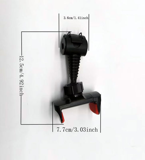 Vehibrckt 360 4-7 Inch Car Rear Seat Headrest Phone Holder, Adjustable Backseat Cell Phone Mount for iPhone