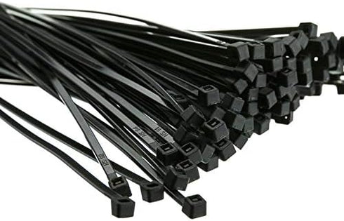 SYD 4 Inch Length, 18lb Small Size Self Locking Nylon Cable Zip Ties - 1000 Piece (Black)